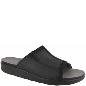 NEW SAS men's voyage slide sandal in nero
